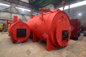 Котел жаротрубный для пара